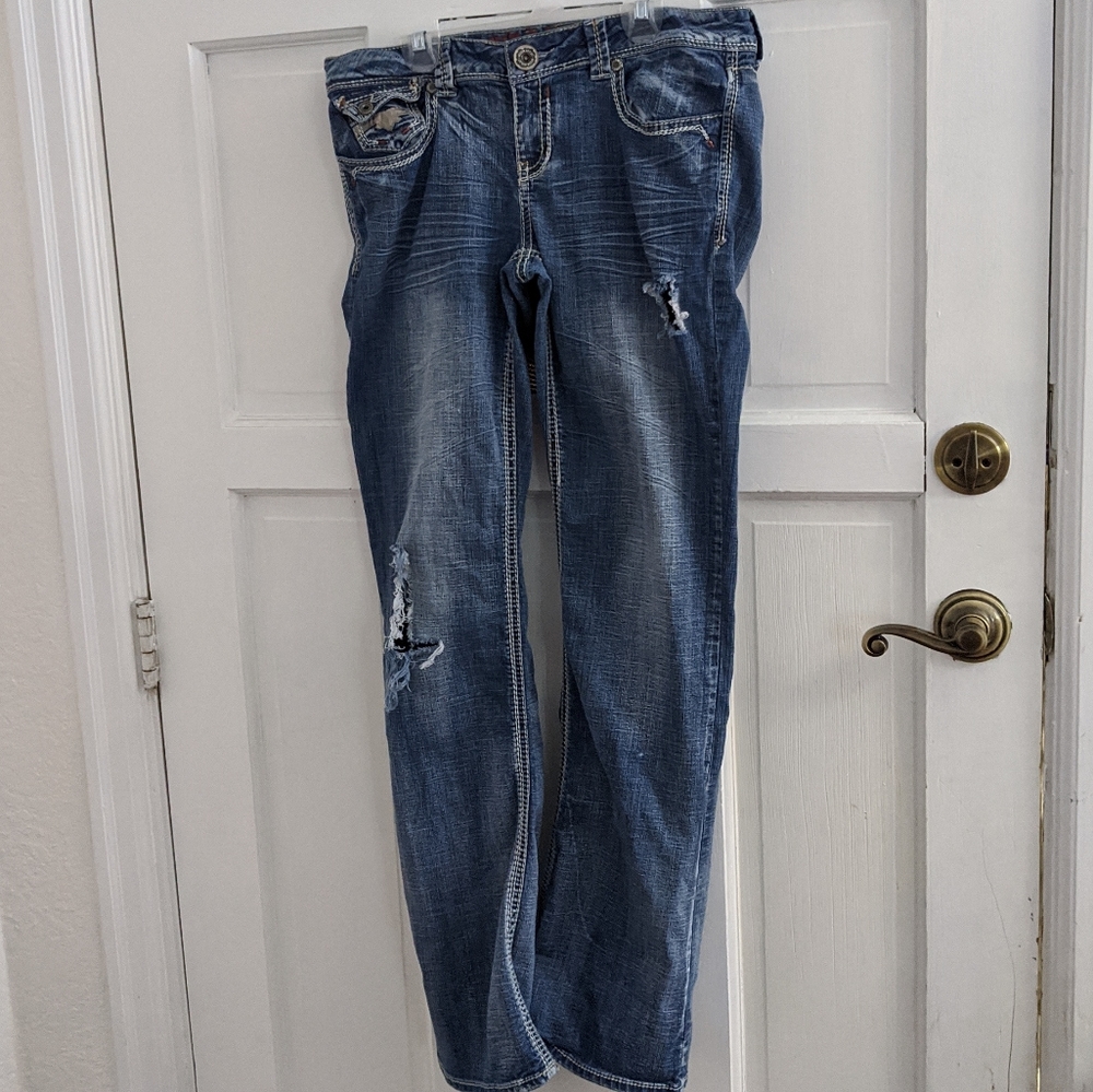 Hydraulic Boot Cut Jeans Size 7/8